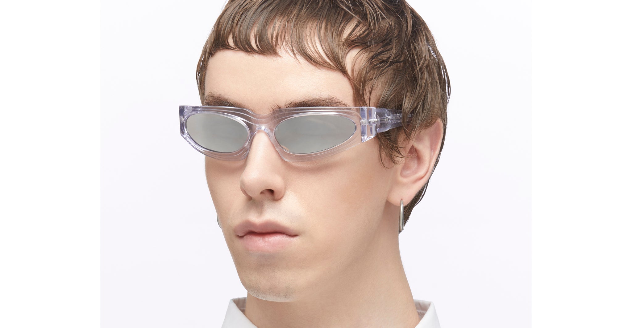 Kuboraum E21 Sunglass in CR Crystal KRSE21CRYS00008M