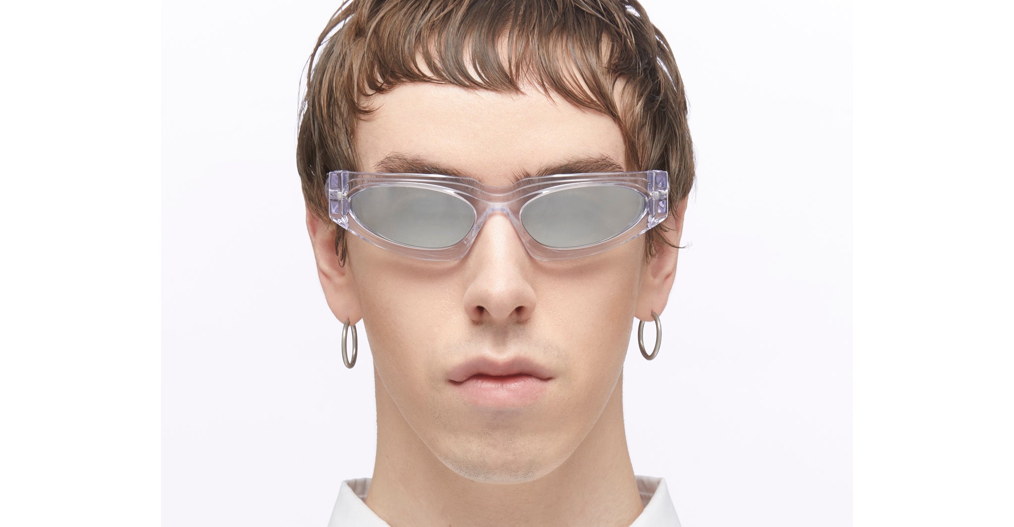 Kuboraum E21 Sunglass in CR Crystal KRSE21CRYS00008M