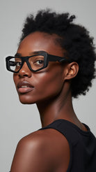 Kuboraum F6 glasses in black matte