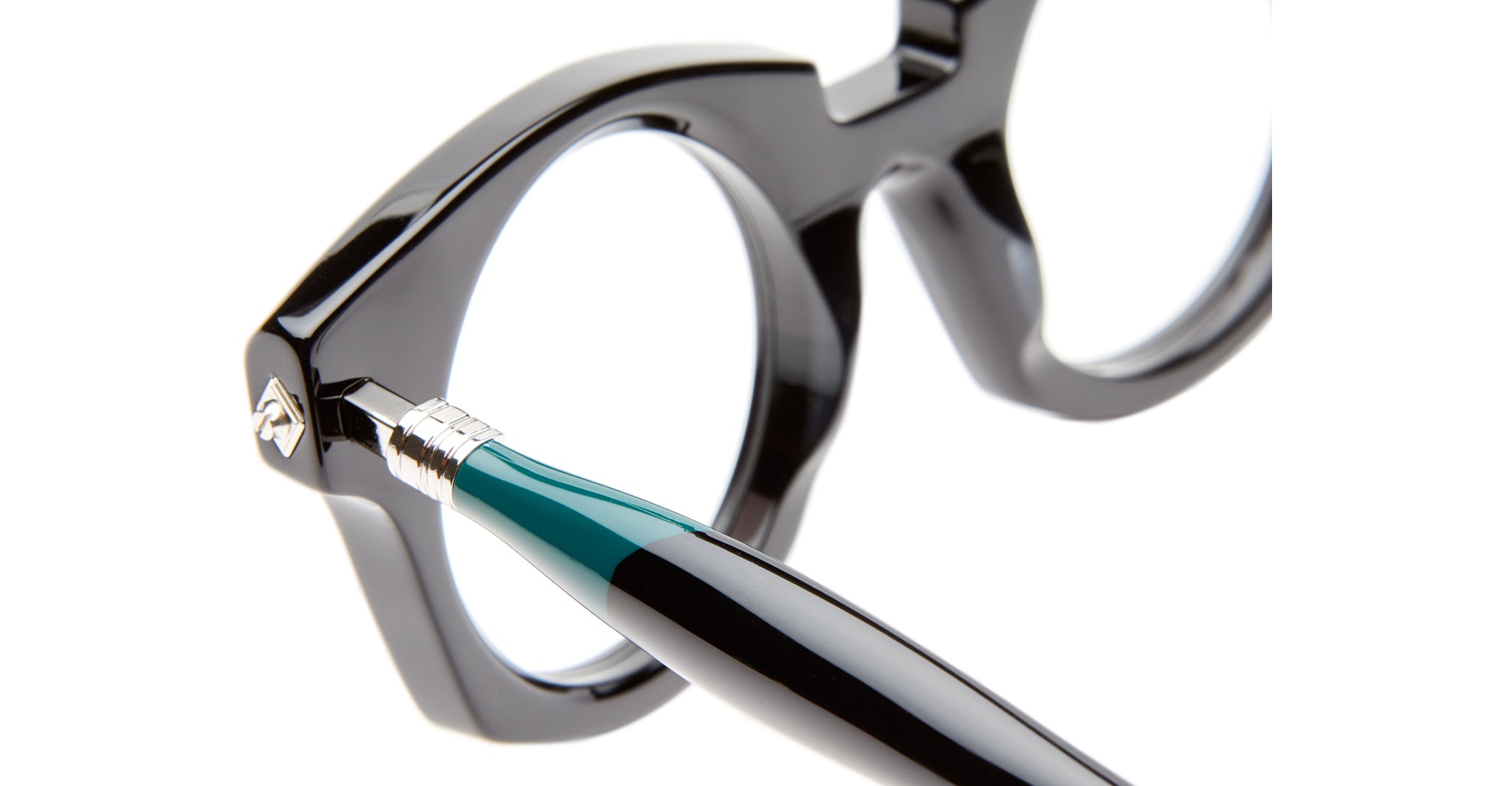 Kuboraum J6 Optical Frame in BS Black Shine KRO0J6BS000000P