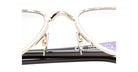 Kuboraum J71 Optical Frame in Color GD Gold Bridge Detail