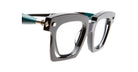 Profile Detail of Kuboraum J9 Optical Frame in Color BS Black Shine