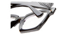 Kuboraum K5 Optical Frame in Color BSP Tilted Arc Black Back Detail