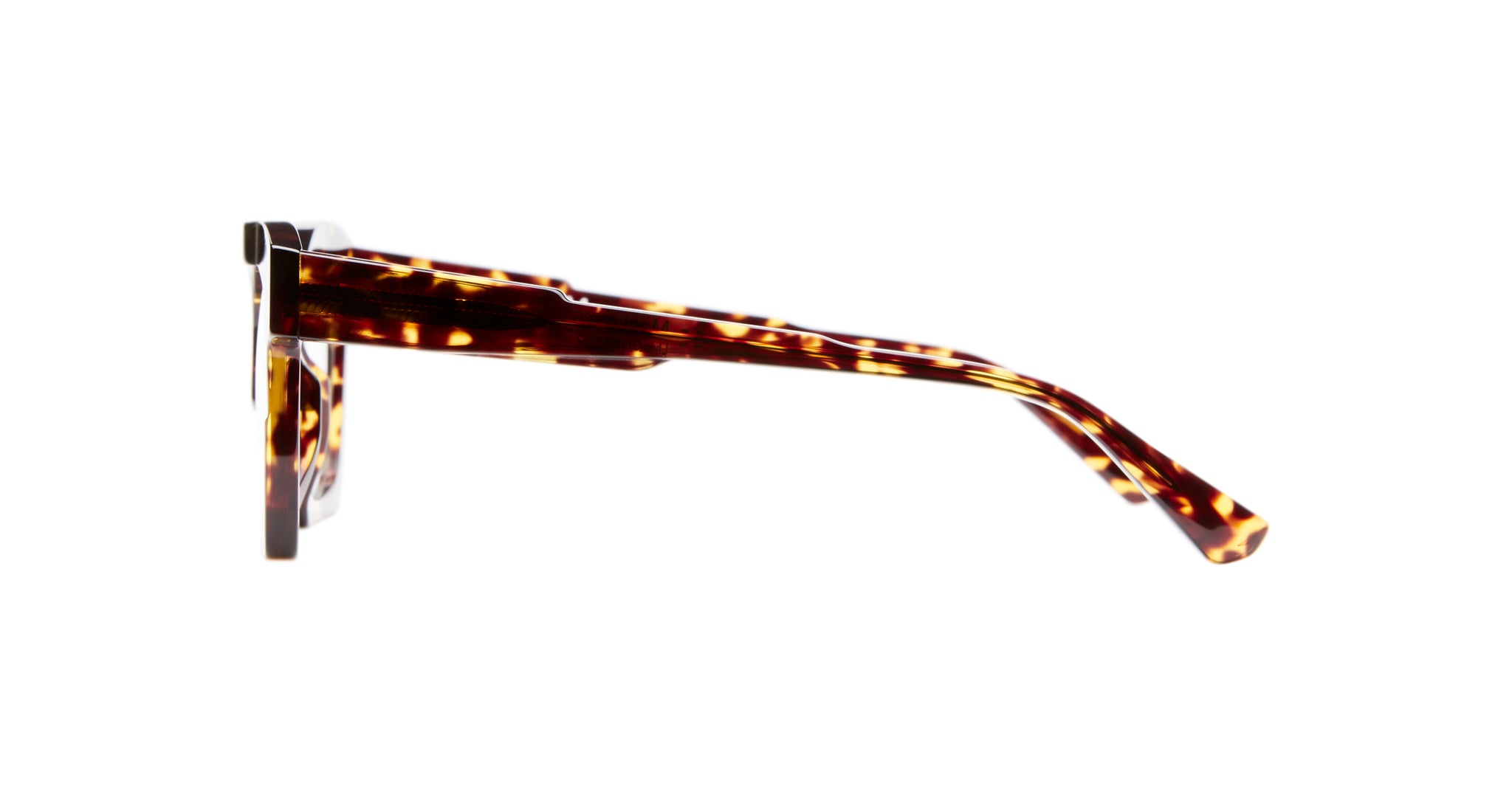 Kuboraum K5 Optical Frame in Color TA Tortoise Profile View