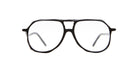 KUBORAUM L10 black-rimmed eyeglasses, prescription model, front view showing frame design.