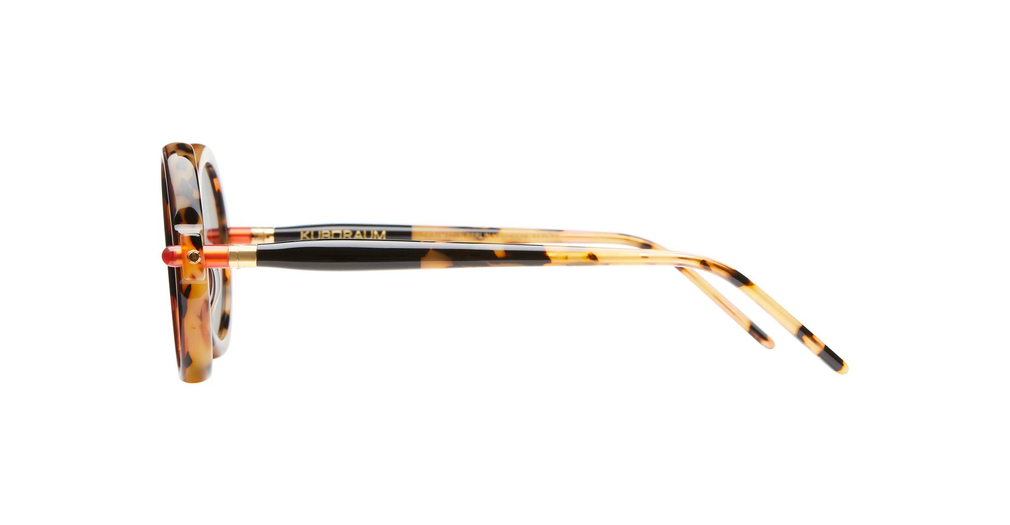 Kuboraum P1 YT Yellow Tortoise with Black Shine and Yellow Tortoise KRO0P1YT000000OP