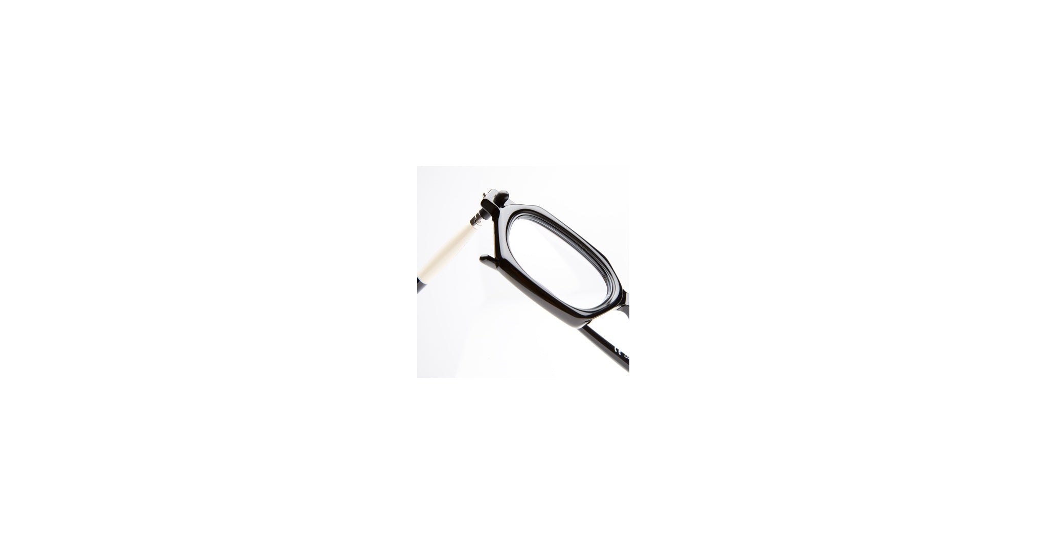 Kuboraum P10BPN in Black Shine and Cream KROP10BPN00000OP