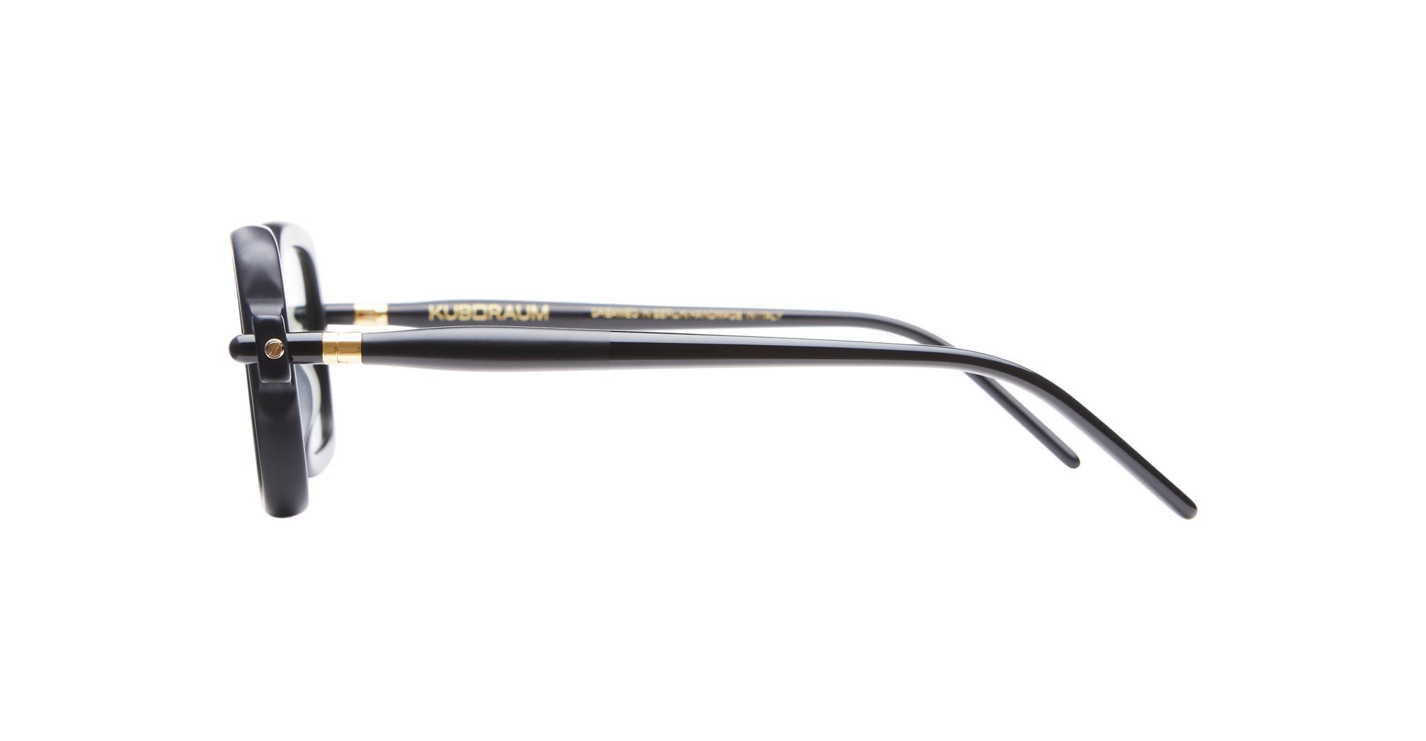 Kuboraum P2 BB in Black Matte with Black Matte and Black Shine KRS0P2BB00000020