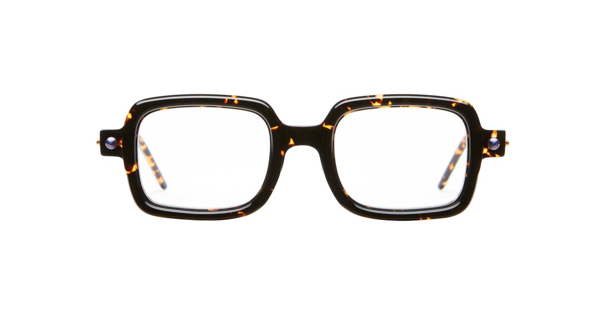 Kuboraum P2 DT in Dark Tortoise with Black Shine and Dark Tortoise KRO0P2DT000000OP
