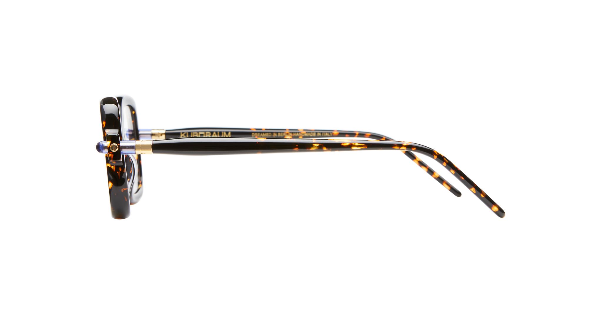 Kuboraum P2 DT in Dark Tortoise with Black Shine and Dark Tortoise KRO0P2DT000000OP