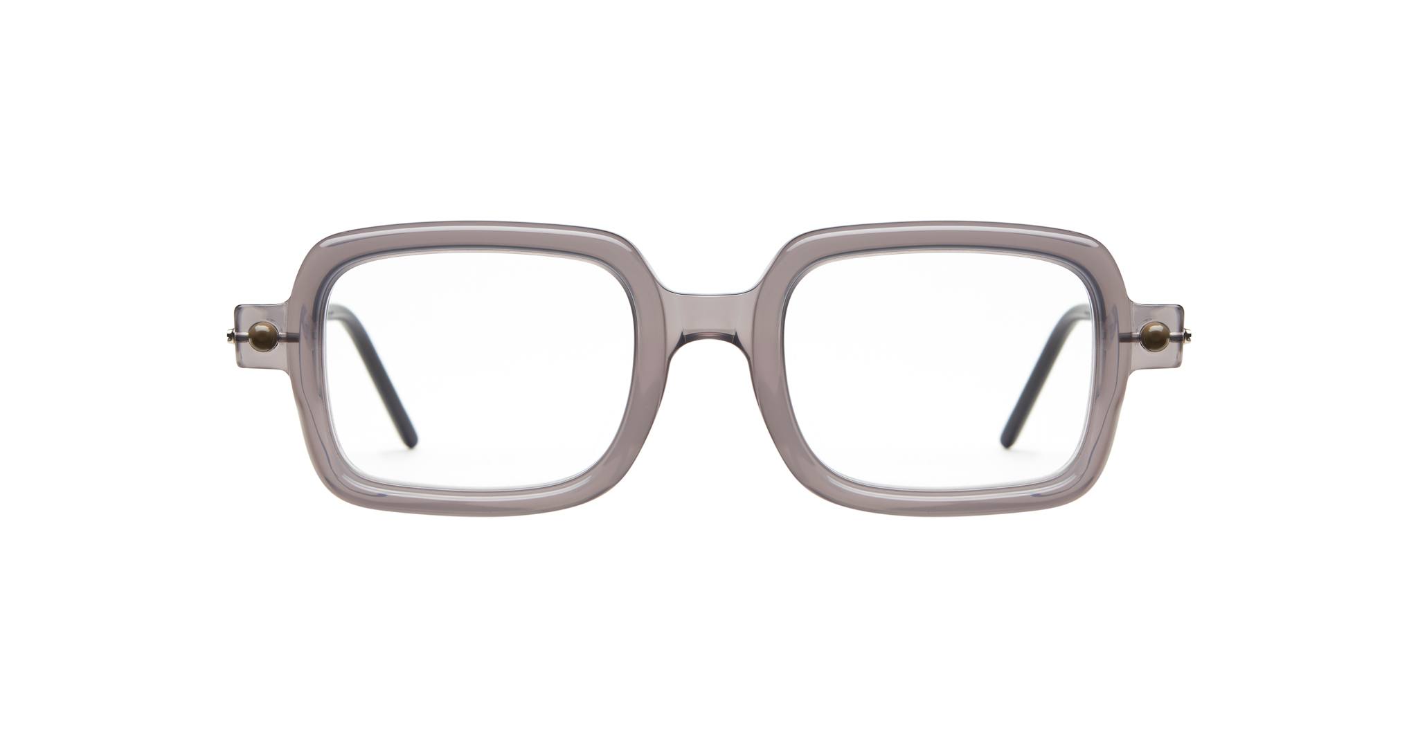 Kuboraum P2 GY in Grey with White and Matte Black KRO0P2GY000000OP