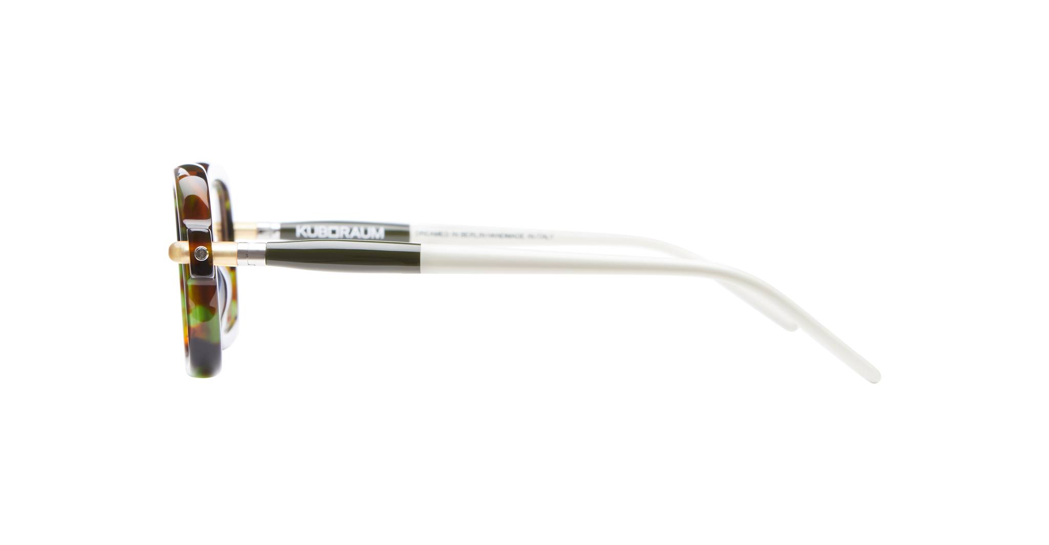 Kuboraum P2 HH GM in Havana with Military Green and Cream KRO0P2HHGM0000OP