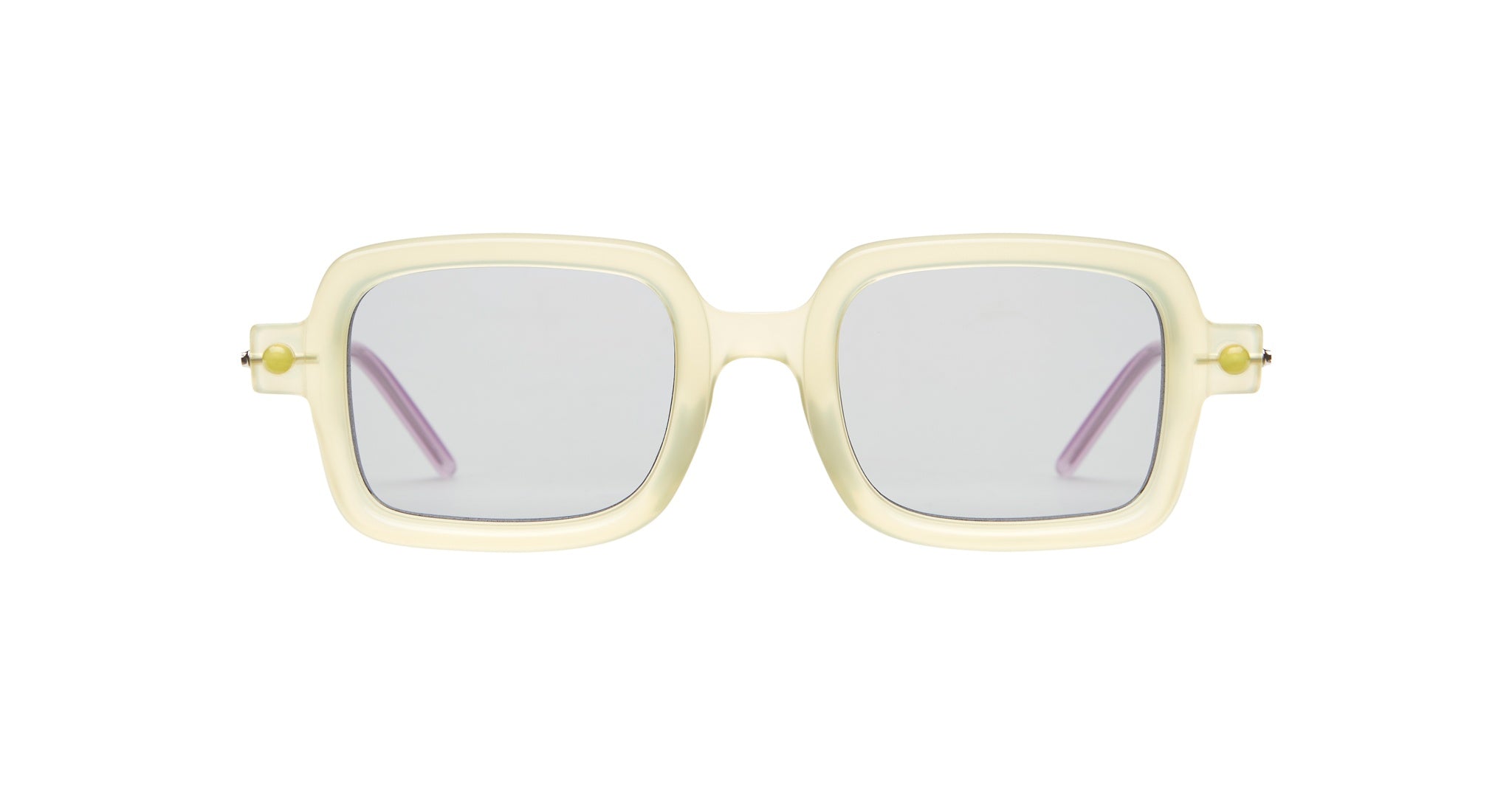 Kuboraum P2 YW Pale in Yellow with Blue and Lilac KRS0P2YW0000002C