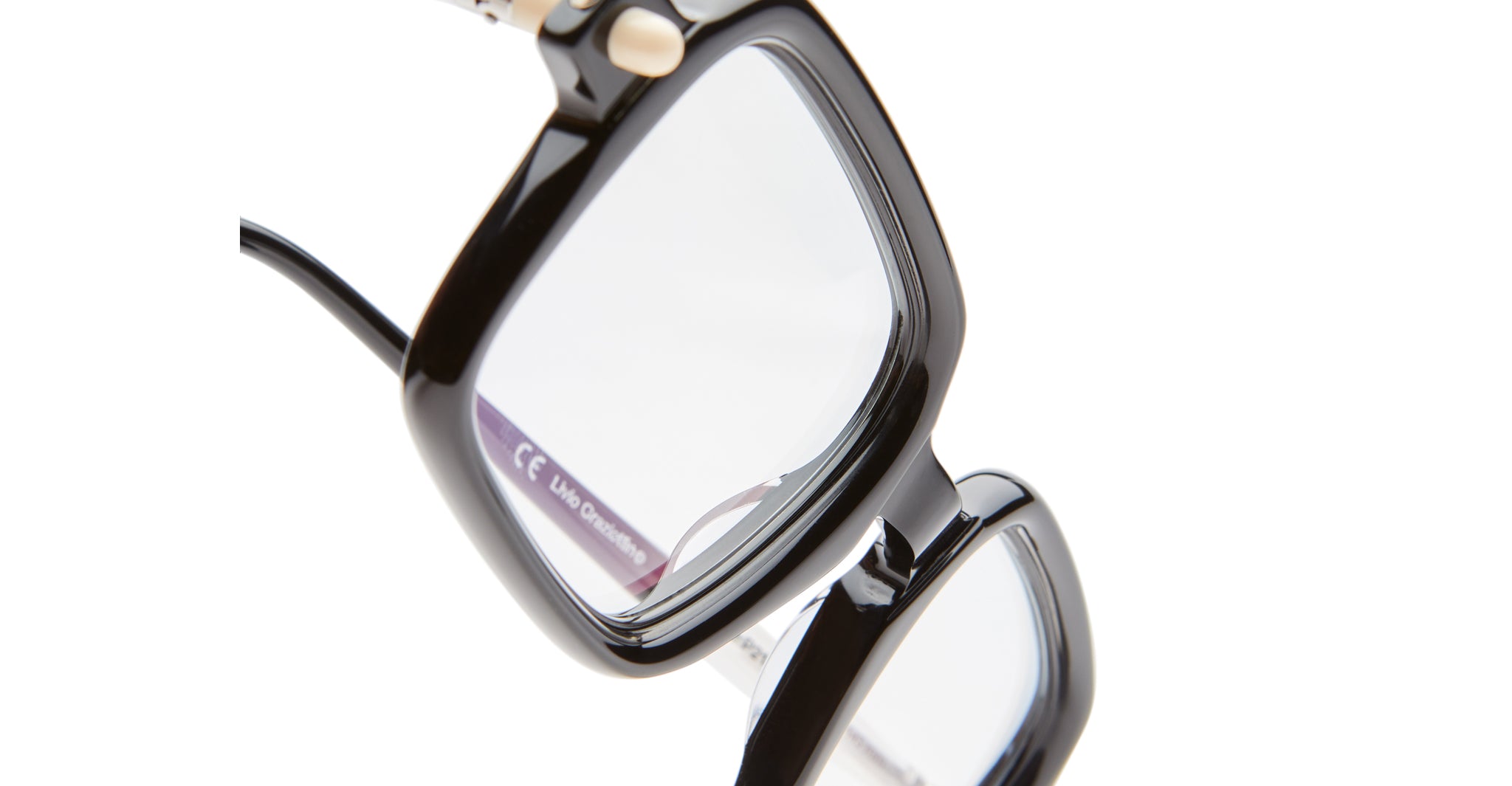 Kuboraum P21 Optical Frame in BS Black Shine KROP21BS000000OP