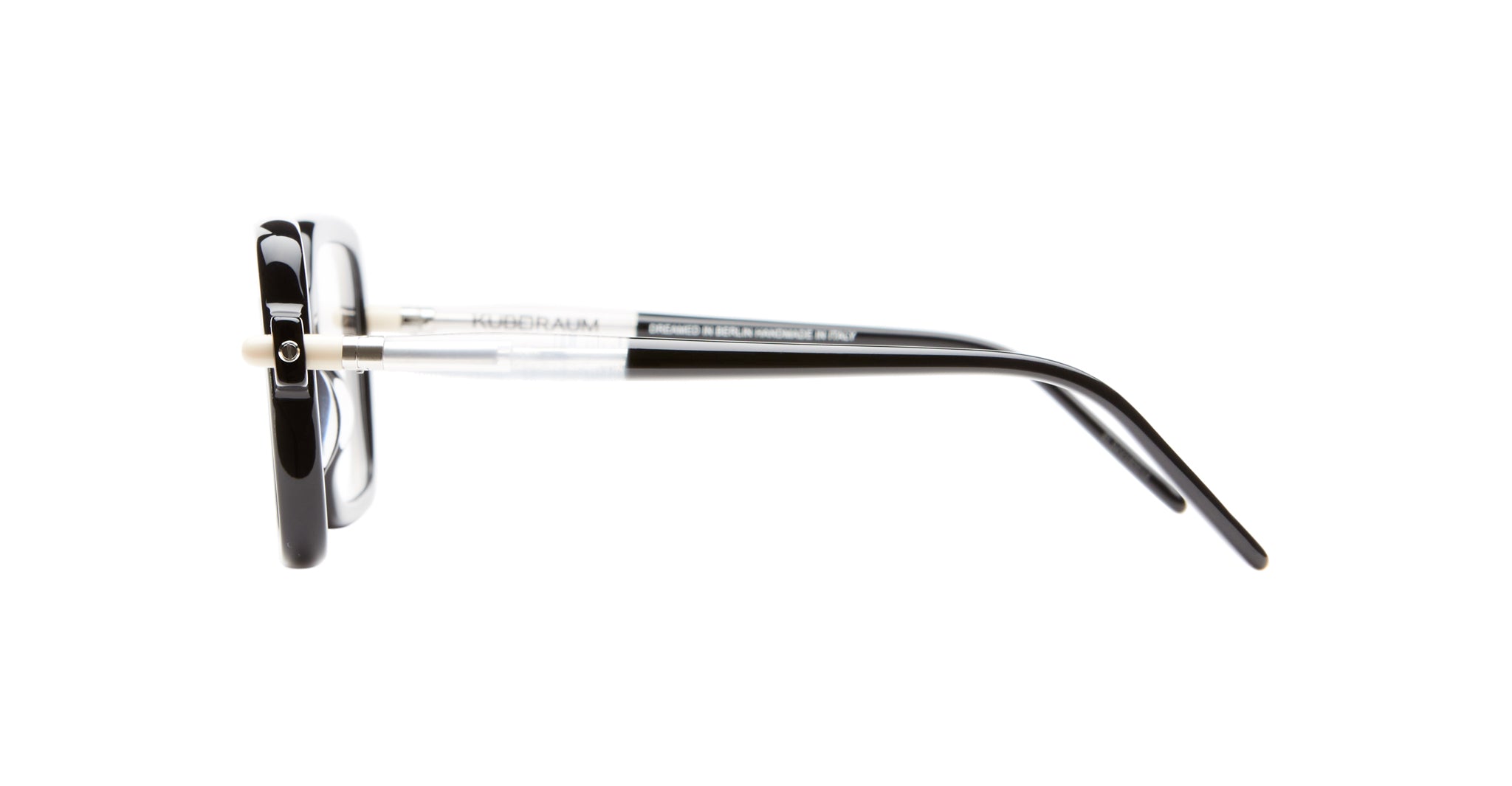 Kuboraum P21 Optical Frame in BS Black Shine KROP21BS000000OP
