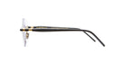 Kuboraum P57 GD BB in Gold with Black Matte and Black Shine KROP57GDBB0000OP