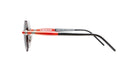 Kuboraum P57 SI RD in Silver with Burgundy and Black Shine KRSP57SIRD00002F