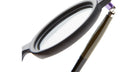 Lens Detail of Kuboraum P6 Sunglass in Color BM Black Matte