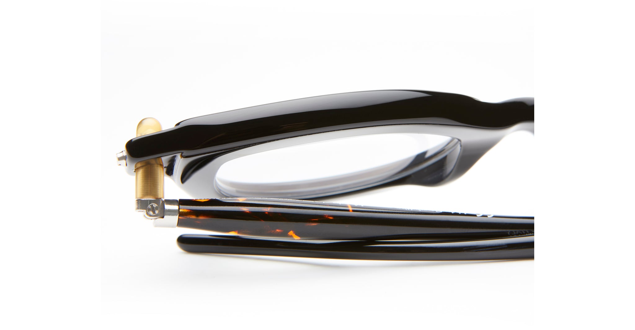 Kuboraum P7 Optical Frame in BS DT Black Shine KRO0P7BSDT0000OP