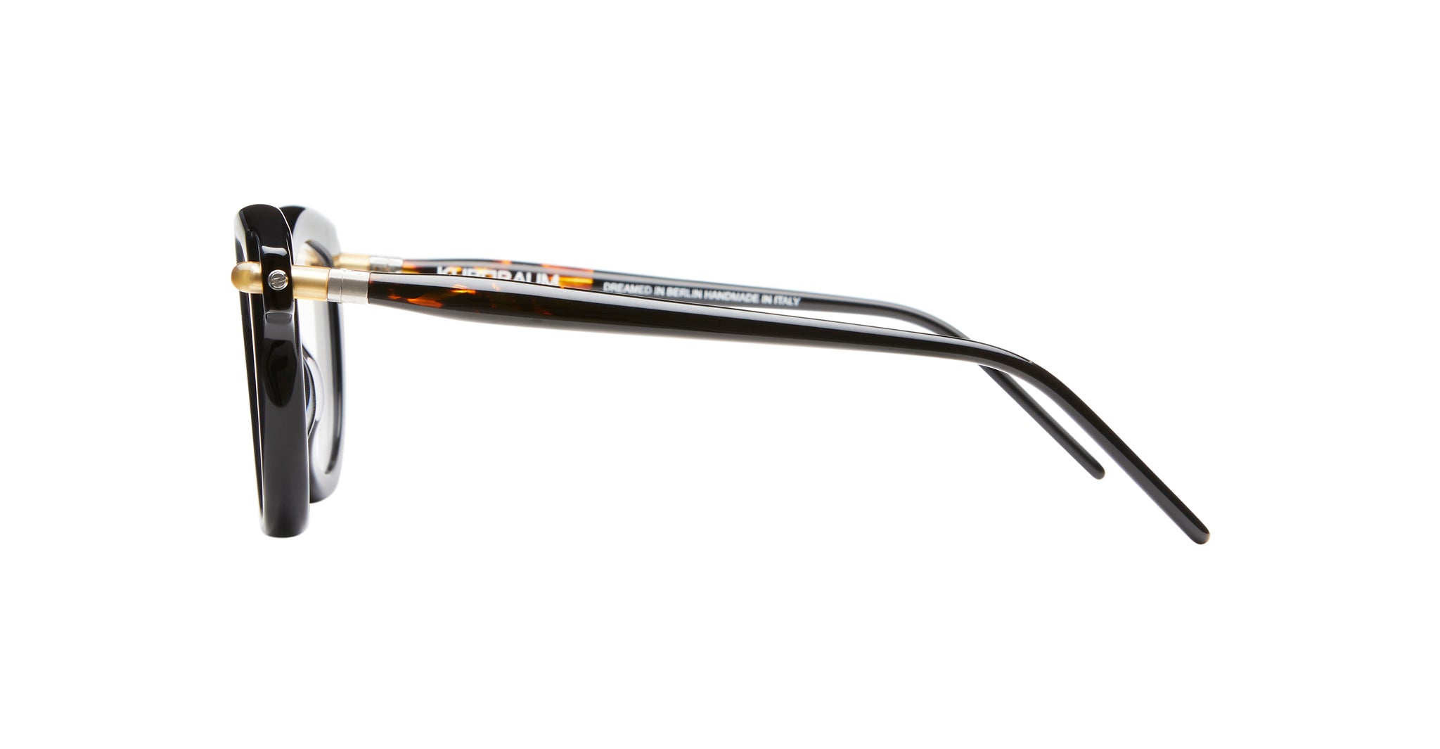 Kuboraum P7 Optical Frame in BS DT Black Shine KRO0P7BSDT0000OP