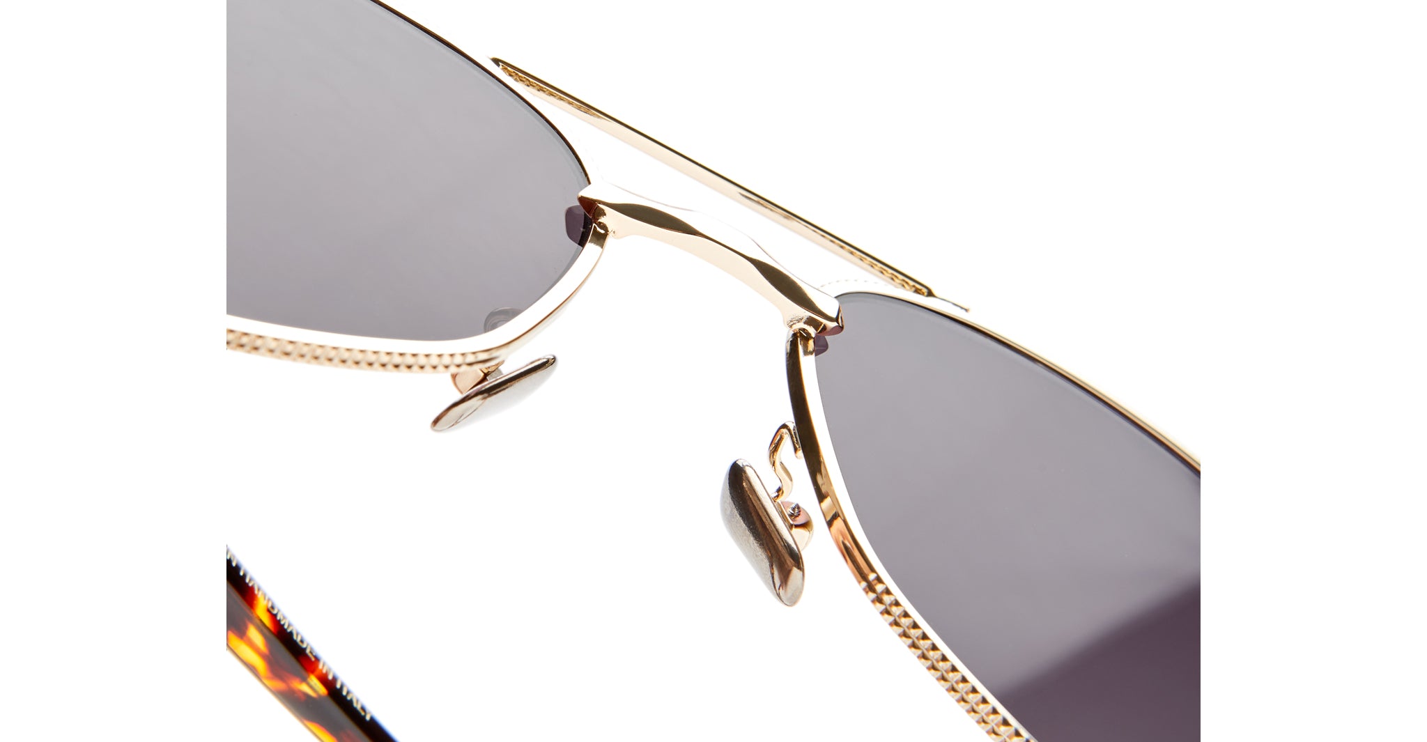 Kuboraum P75 Sunglass in LGH Light Gold KRSP75LGH000002Y