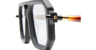 Kuboraum P8 Sunglass in Color BMH Black Matte Profile Detail