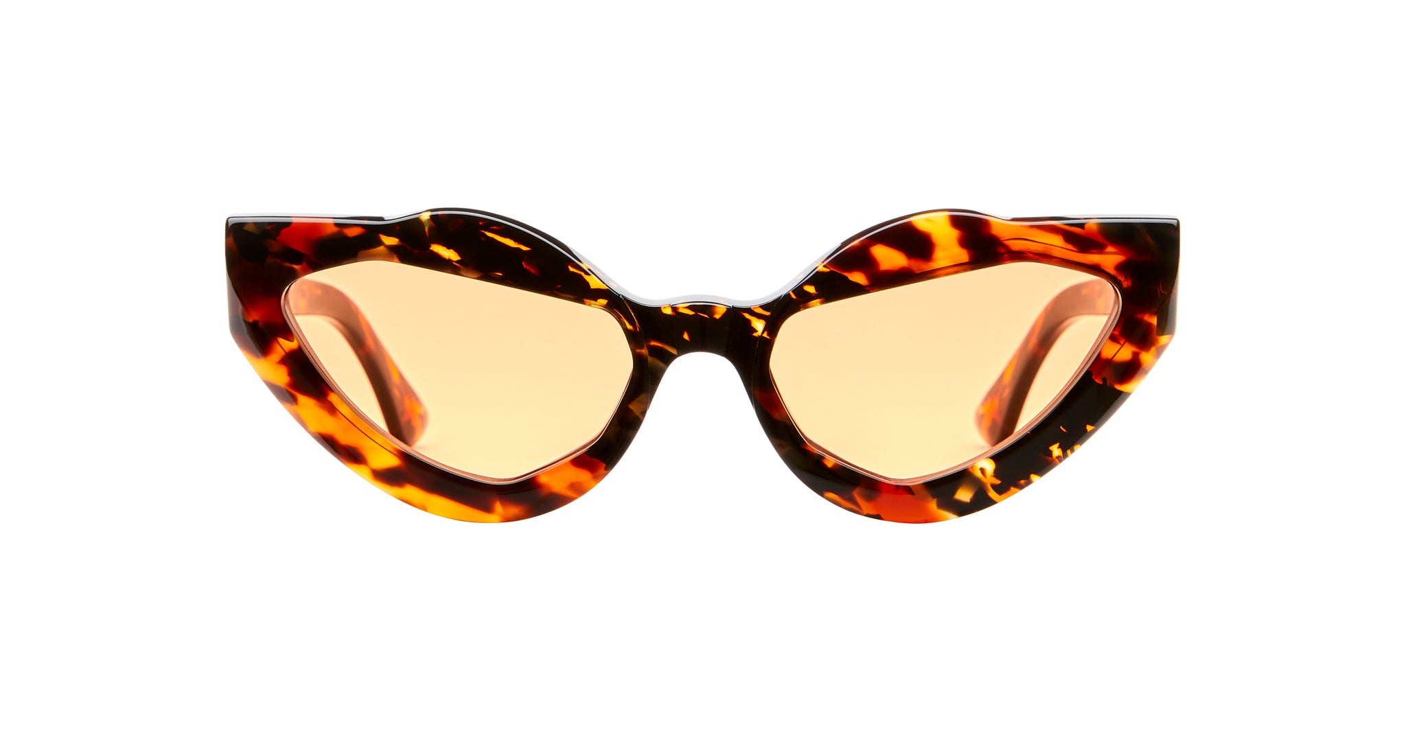 Kuboraum Y8 HSP Sunglass in Havana Stripes KRS0Y8HSP00000OE