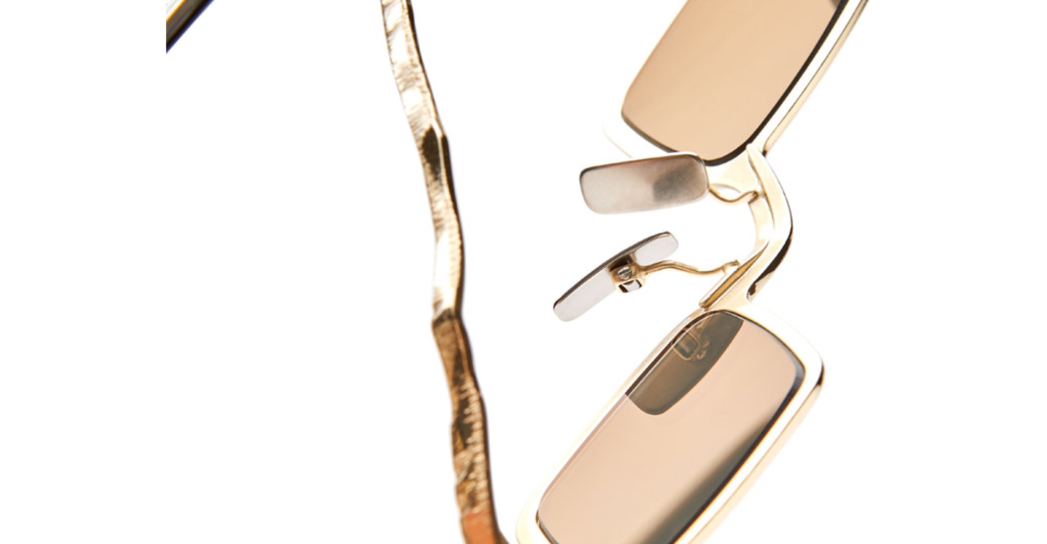 Kuboraum Z14 in Color GL SI Gold with Silver Lens KRSZ14GL000000SI