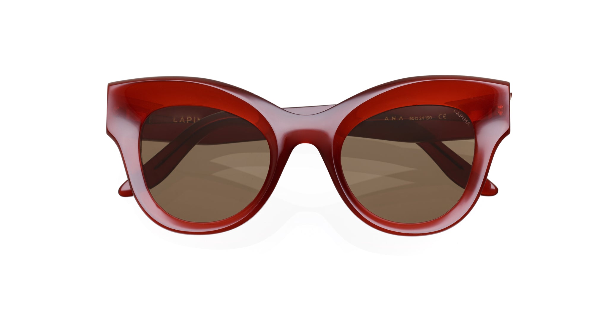 Lapima Ana Sunglass in Red Solid 1035161605