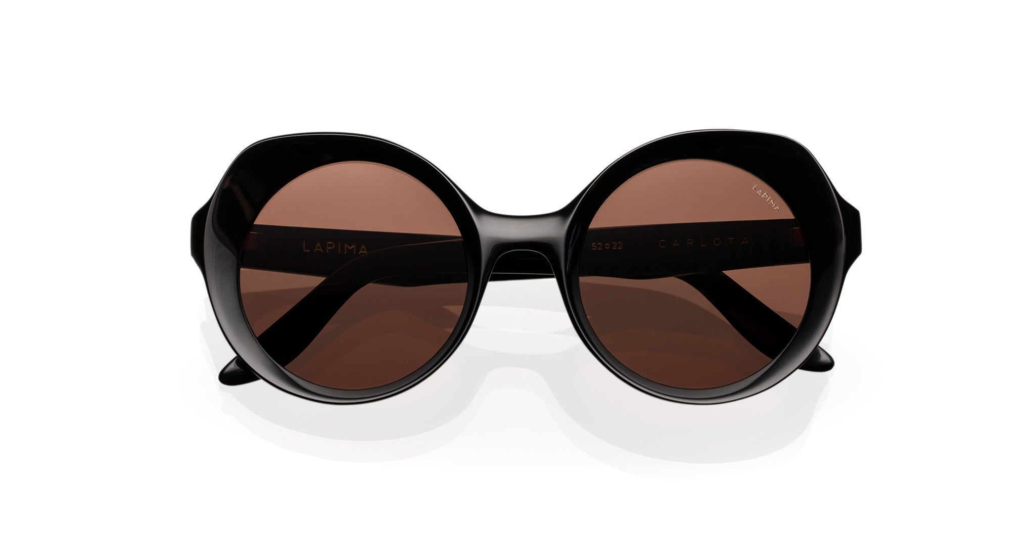 Front of Lapima Carlota Sunglass in Color Black