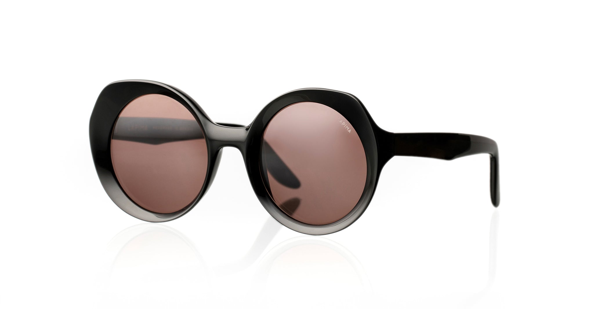 Profile of Lapima Carlota Sunglass in Color Black