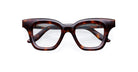The Lapima Lisa Petit 48 features rectangular, thick-rimmed square acetate optical frames in a dark tortoiseshell pattern, shown from the front against a white background.