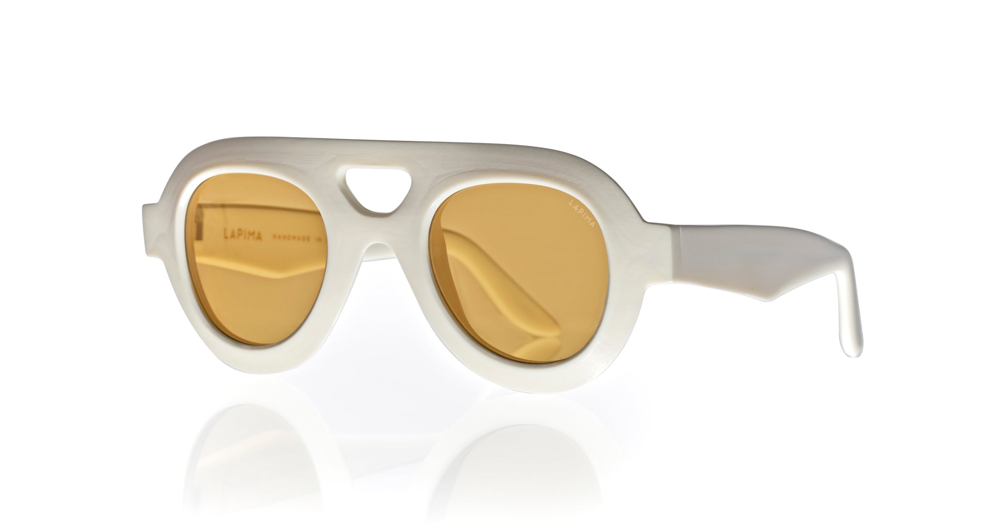 Lapima Milly Sunglass in Natural White 1012212101