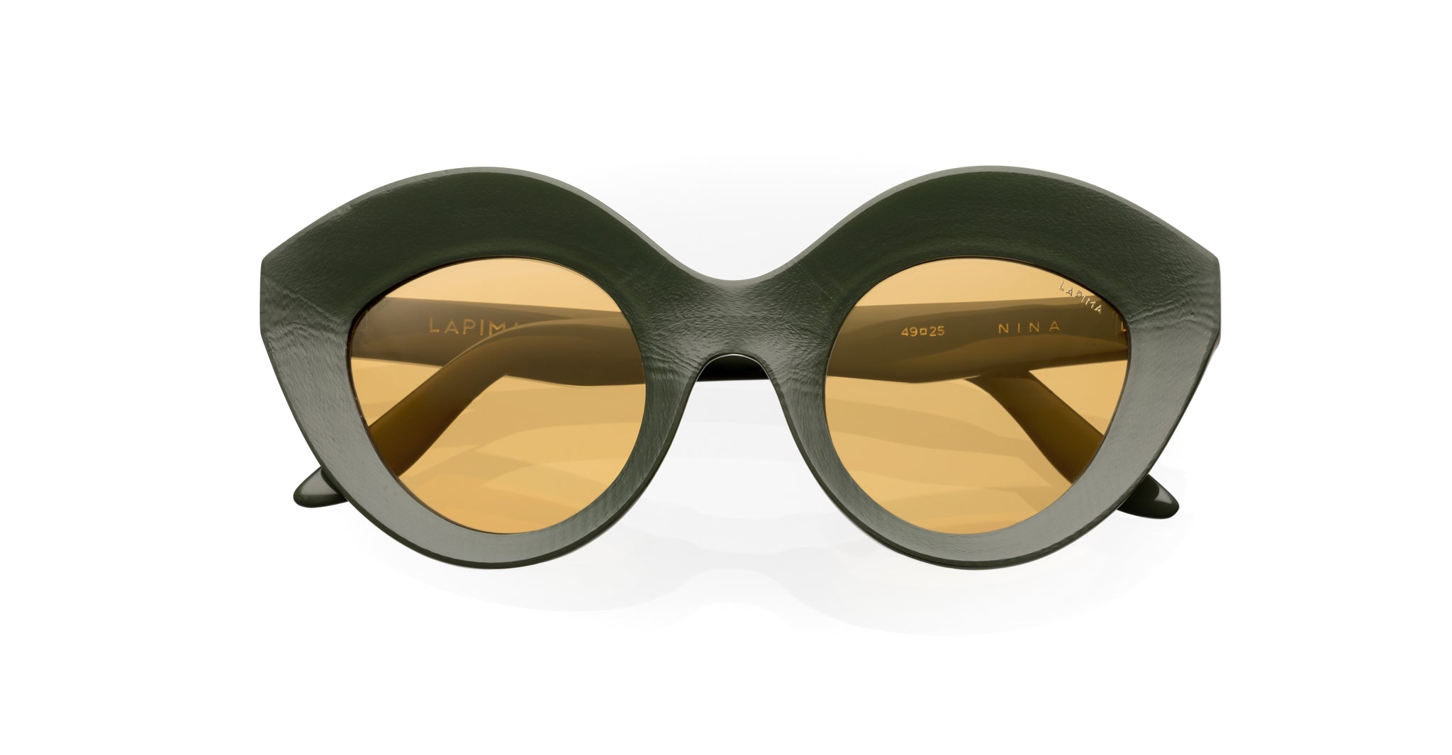 Lapima Nina Sunglass in Natural Green Vintage 1031323201