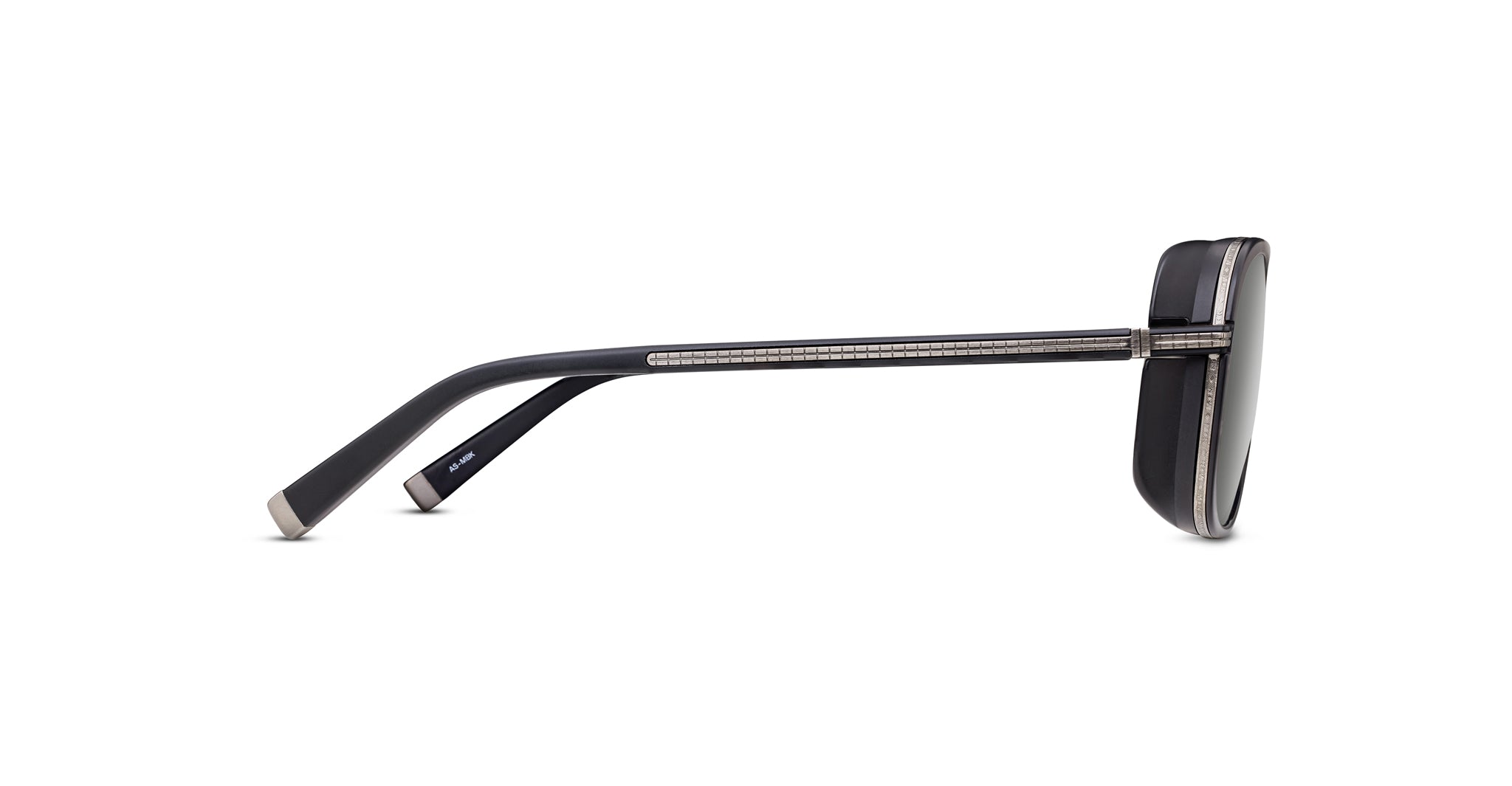 Matsuda M3023-V2 Sunglass in Antique Silver and Matte Black M3023-V2.SG.AS-MBK.55