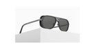 Matsuda M3023-V2 Sunglass in Antique Silver and Matte Black M3023-V2.SG.AS-MBK.55
