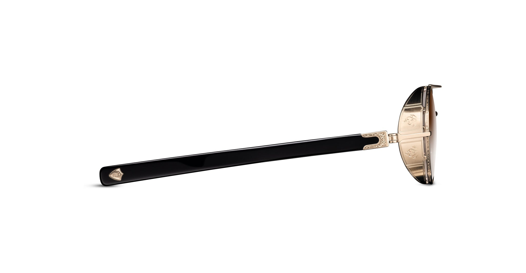 Matsuda M3128 in Brushed Gold M3128.SG.BG-BLK.48