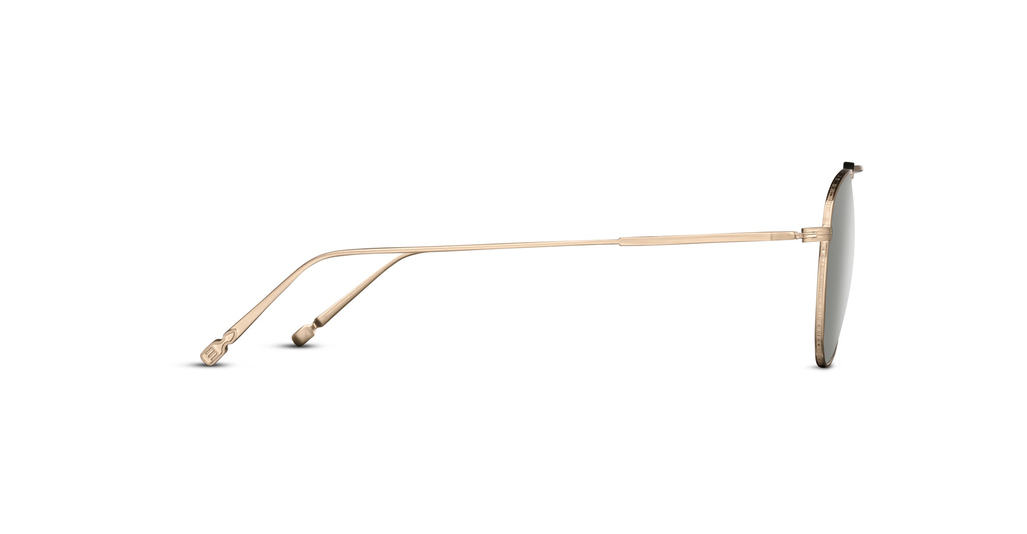 Matsuda M3130 Sunglass in Brushed Gold M3130.SG.BG .53