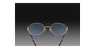 Matsuda M3137 Sunglass in Brushed Gold and Navy