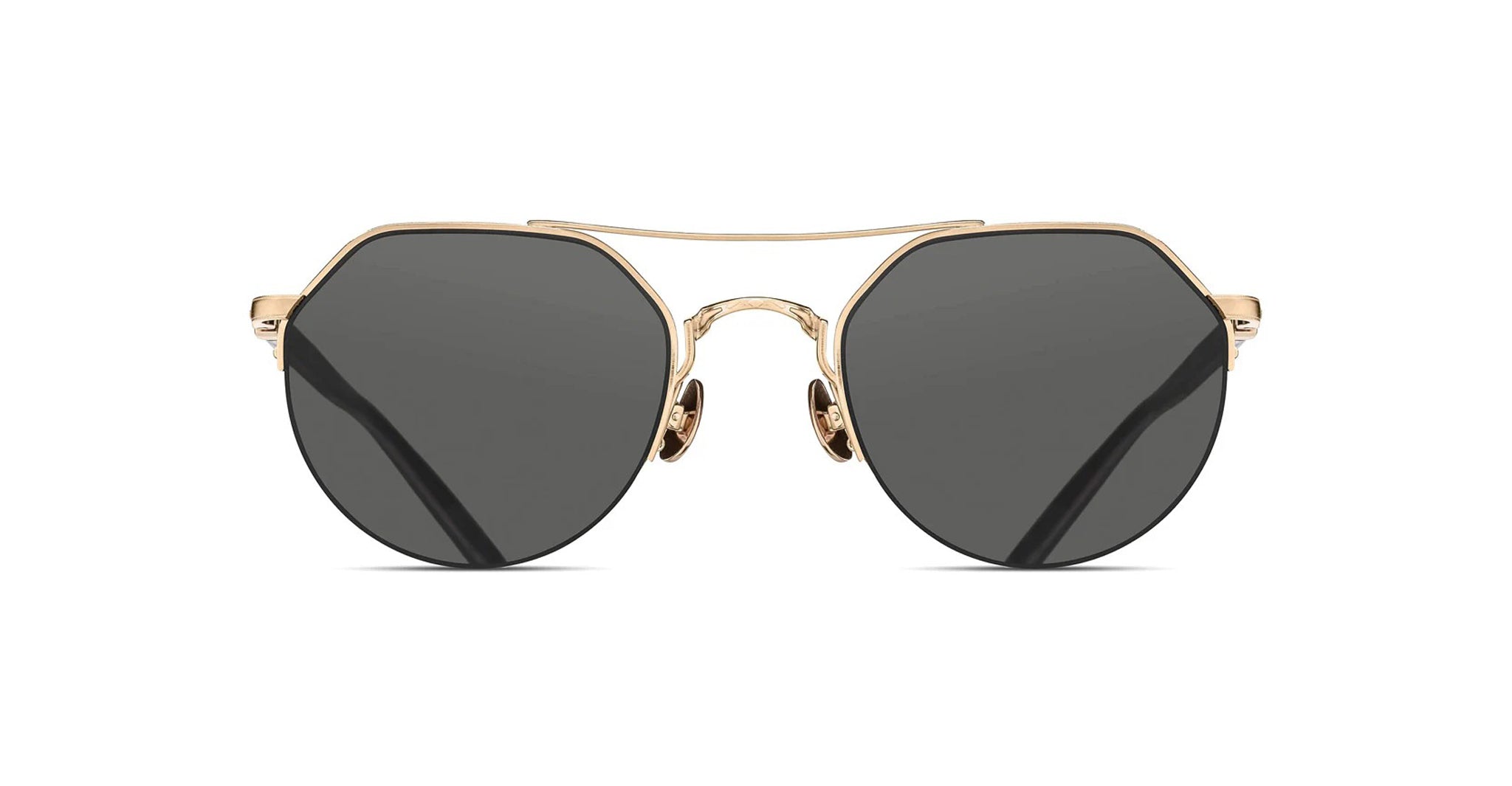 A pair of Matsuda M3141 sunglasses with black lenses.
