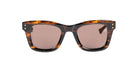 The Casinola x Native Sons “The E’s” (The Eddie) by Native Sons features thick tortoiseshell Wellington frames and brown tinted lenses in premium Takiron acetate, shown front-facing against a white background.