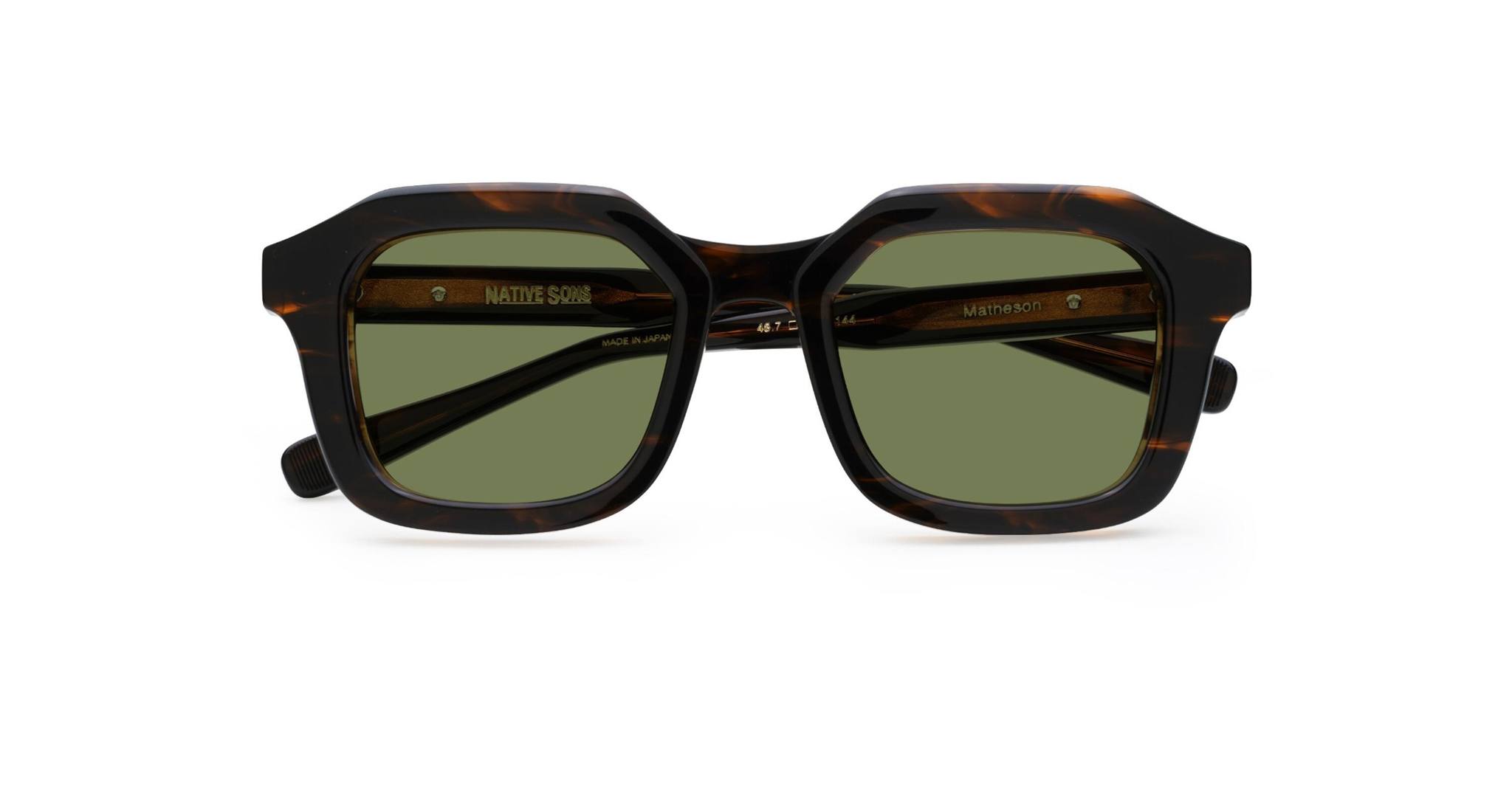 Native Sons Matheson in Gasoline with Green NSPL-023F-T