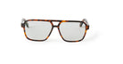 The Off-White Optical Style 33 – Universal Fit features aviator-style eyeglasses with tortoiseshell plastic frames and clear lenses, displayed against a plain white background.