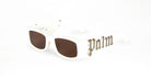 Palm Angels Angel Sunglass in White PERI001C99PLA0010160