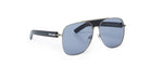 Palm Angels Bay in Silver Sunglass PERI014F22PLA0011045