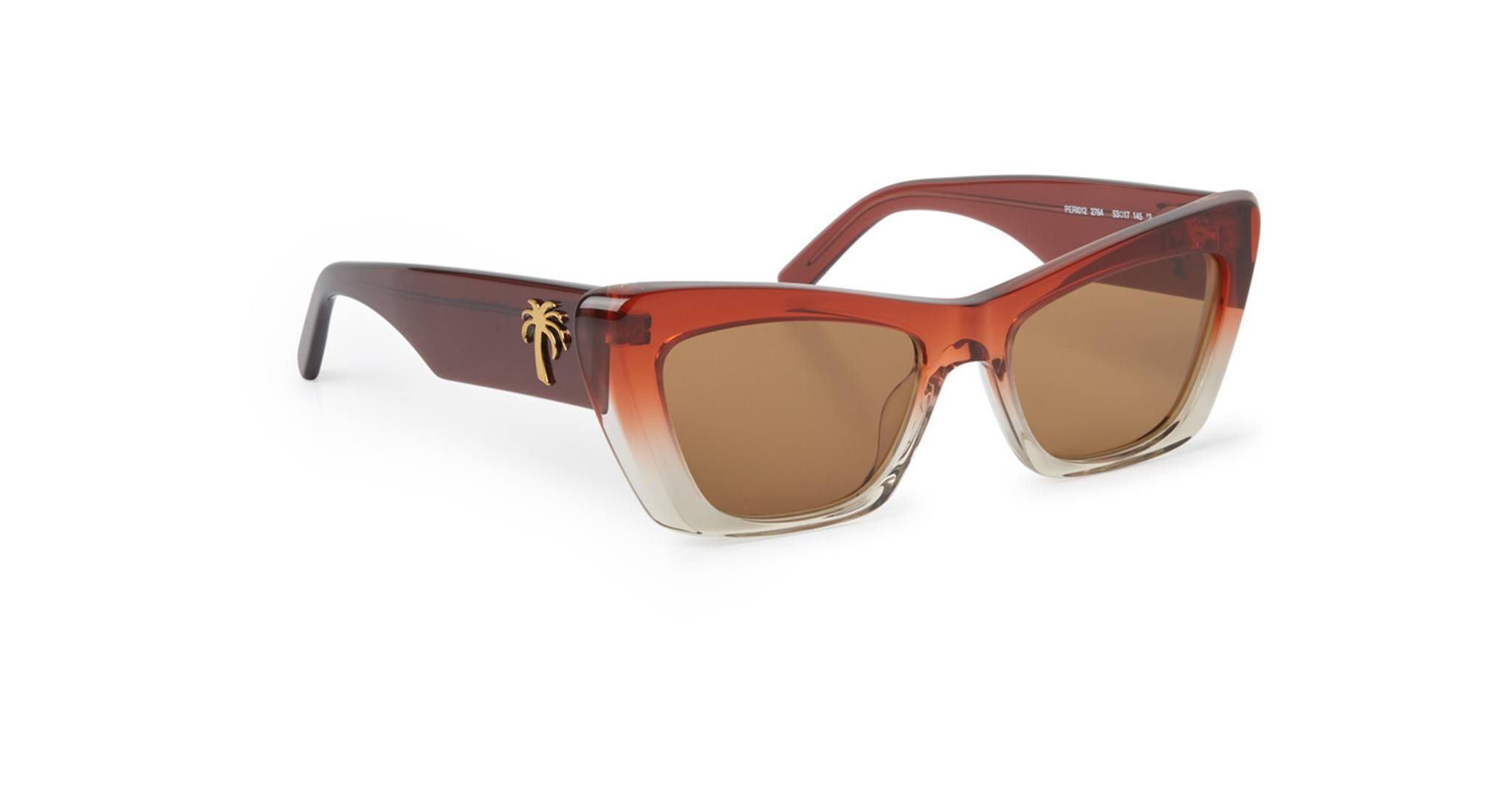 Palm Angels Hermosa in Crystal Melange Red PERI012F22PLA0012764