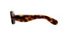 A pair of Paloceras model RX sunglasses with a classic tortoiseshell acetate frame, shown in a side profile view.