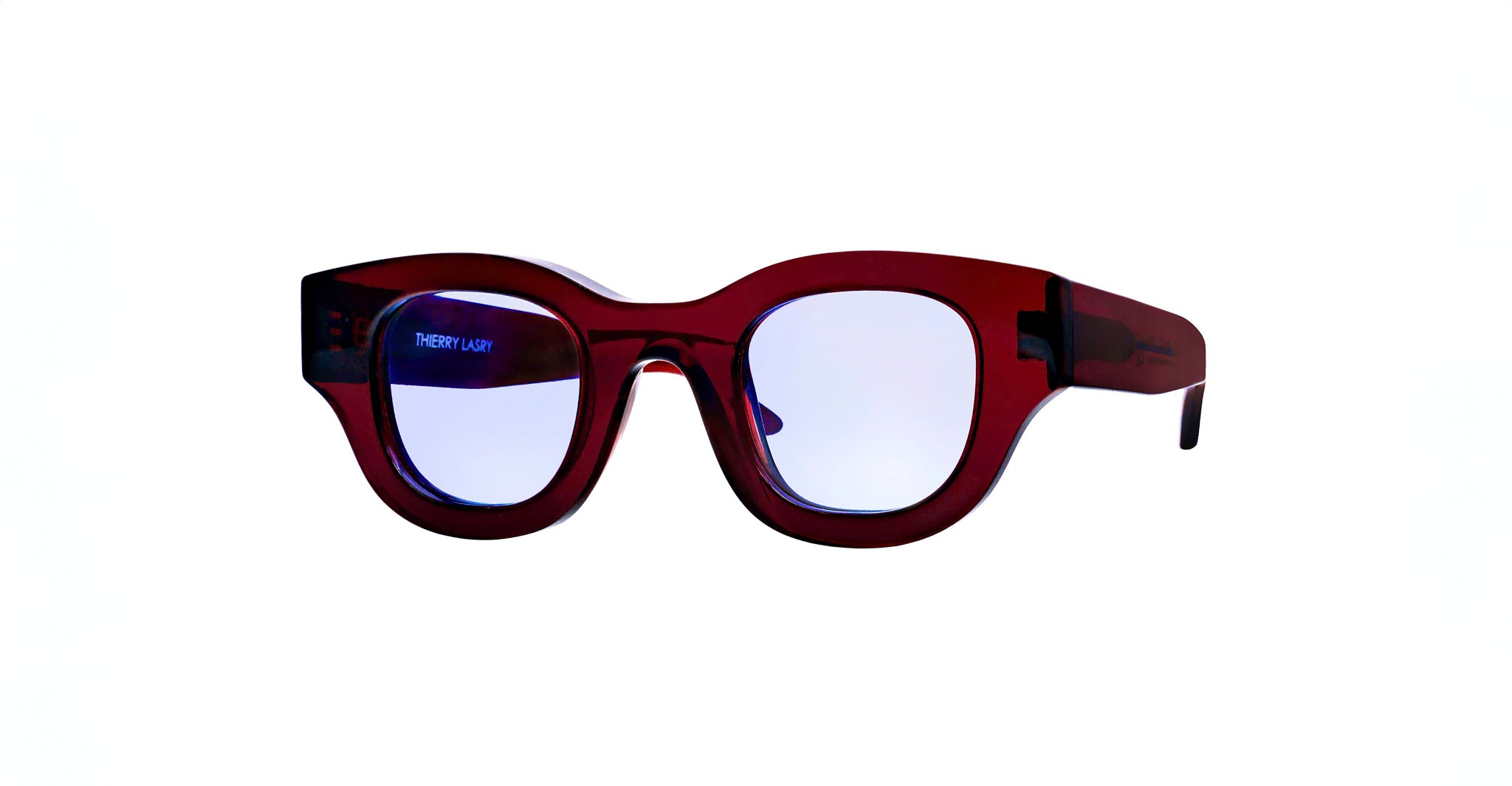 Thierry Lasry Autocracy in Burgundy with Purple Lenses AUTOCRACY509PURPLE
