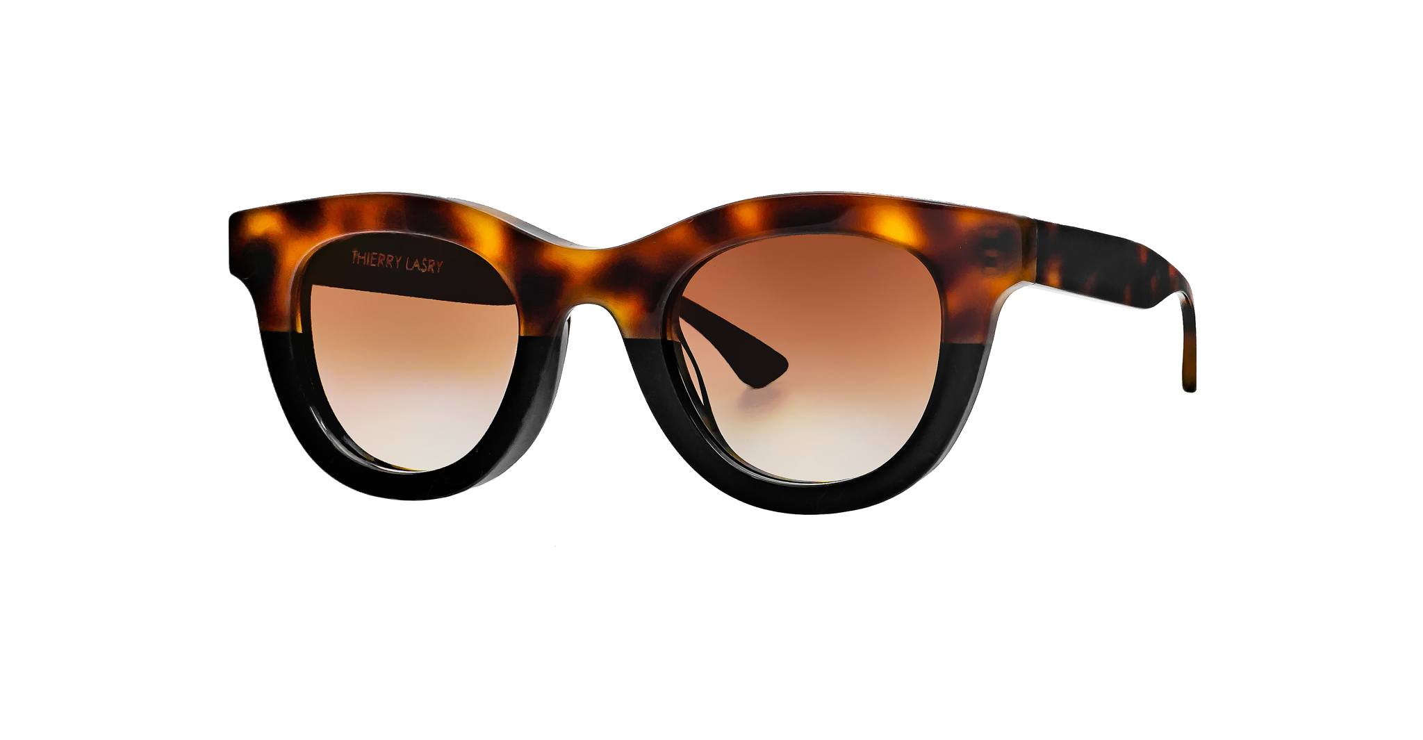 Thierry Lasry Consistency in Black and Havana Tortoise CONSISTENCY257