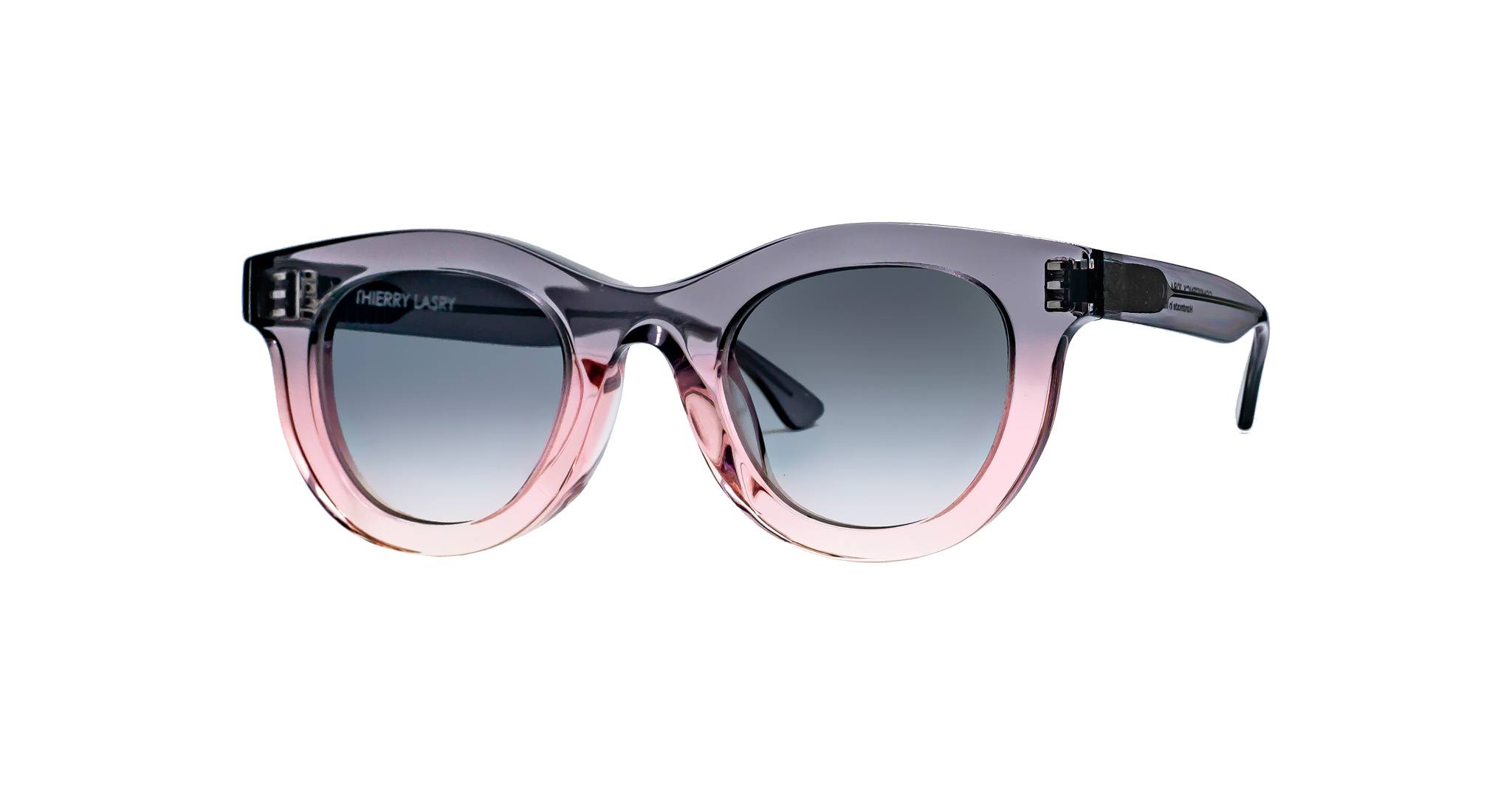 Thierry Lasry Consistency in Translucent Grey and Pink CONSISTENCY1084